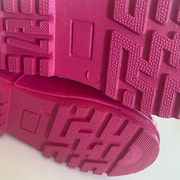 K KomForme Girls kids Boots RainBoots Rubber - Picture 9 of 13